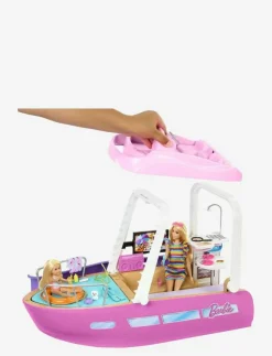 Barn Barbie Dockor & Tillbehör|Dream Boat Playset with Pool, Slide and 20+ Accessories - Docktillbehör