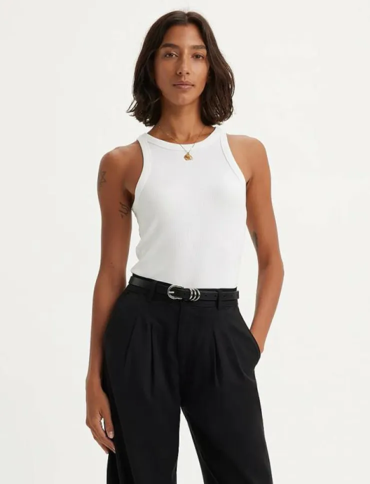 Kvinnor Levi's® T-Shirts & Toppar|DREAMY TANK WHITE + - Linnen