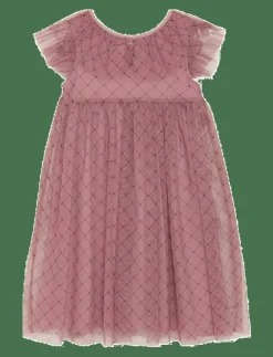 Barn Creamie Klänningar & Kjolar|Dress Heart Mesh - Ärmlösa vardagsklänningar