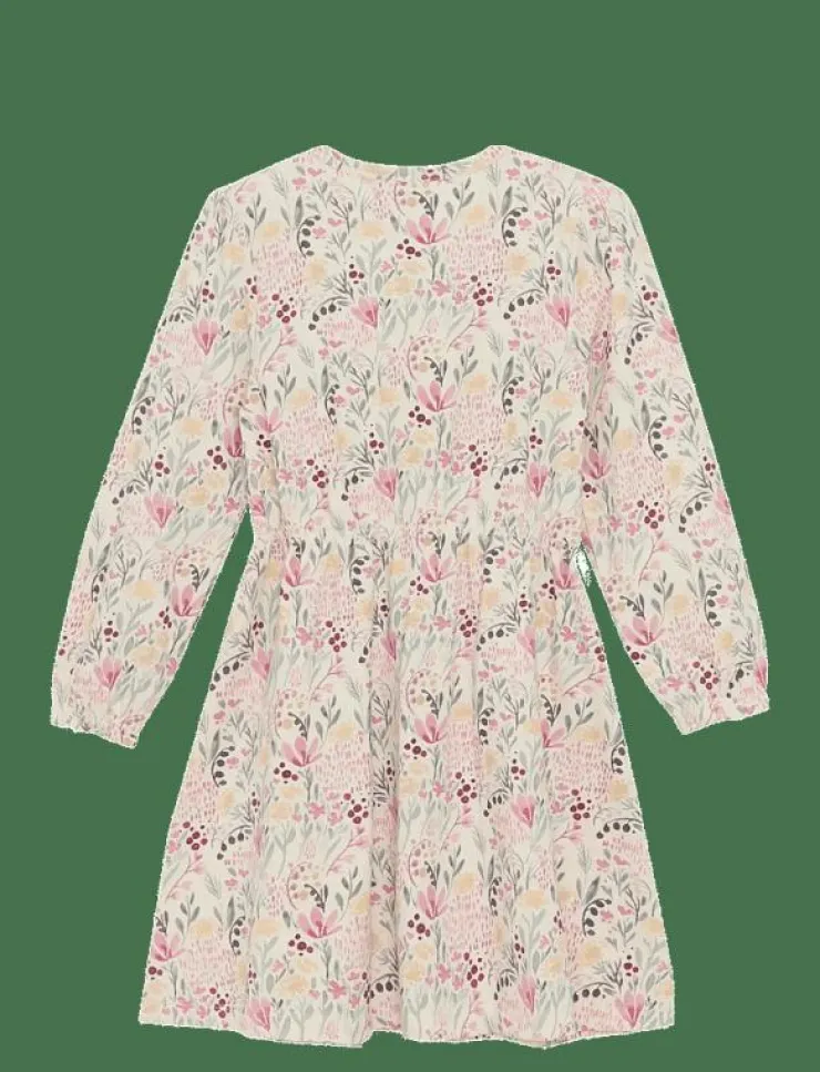 Barn Minymo Klänningar & Kjolar|Dress LS AOP - Långärmade vardagsklänningar
