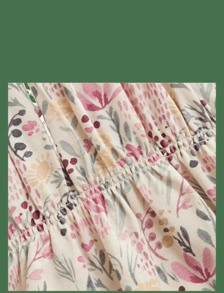 Barn Minymo Klänningar & Kjolar|Dress LS AOP - Långärmade vardagsklänningar
