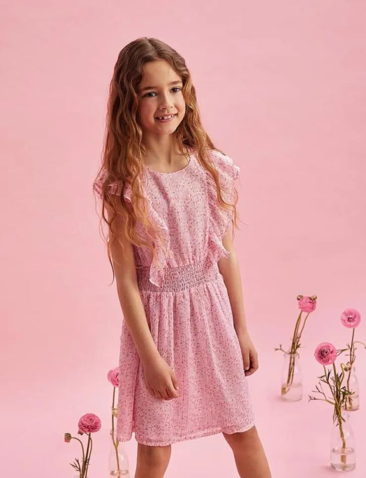Barn Creamie Klänningar & Kjolar|Dress Lurex Stripe - Ärmlösa vardagsklänningar