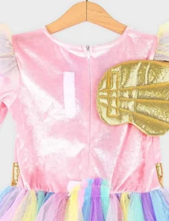 Den goda fen DRESS UNICORN w DIADEM - Maskeradkläder|Barn Maskeradkläder & Tillbehör