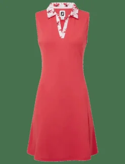 FootJoy Dress with Floral Trim - Klänningar|Kvinnor Klänningar & Kjolar|Klänningar