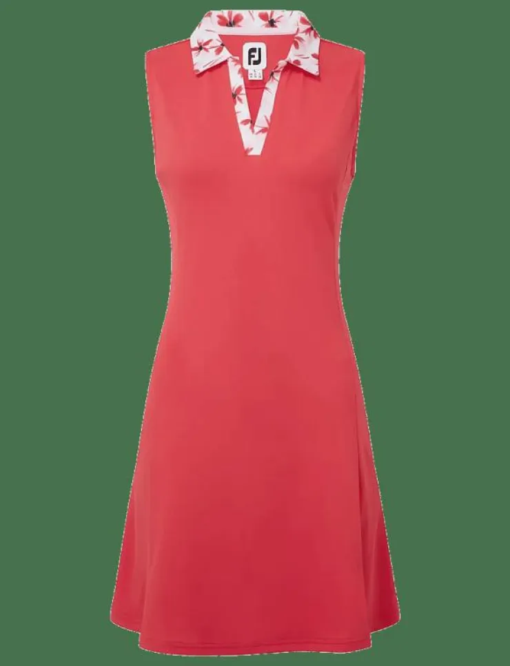 FootJoy Dress with Floral Trim - Klänningar|Kvinnor Klänningar & Kjolar|Klänningar
