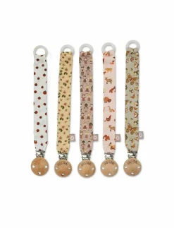 Barn Smallstuff Nappar & Tillbehör|Dummystring, fabric, butterflies - Napphållare