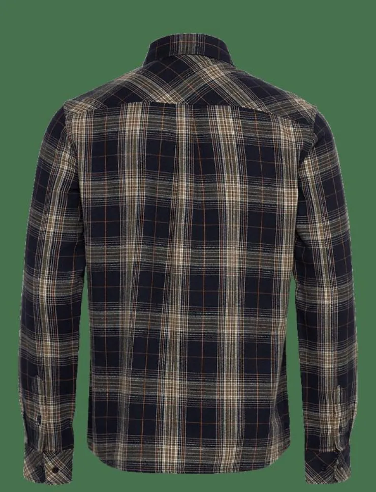 Knowledge Cotton Apparel Dune regular check flannel shirt - Flanellskjortor| Skjortor