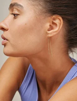 Enamel Copenhagen Earring Hoop Chain - Hängande örhängen|Kvinnor Smycken