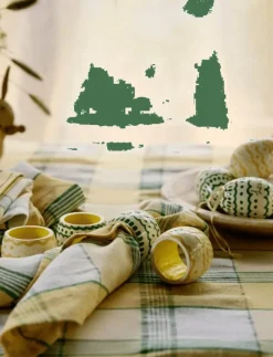 Lexington Home Serveringstillbehör|Easter Napkin Ring in Wood (Set of 4) - Servettringar & Servettställ