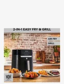 OBH Nordica Easy Fry & Grill Precision 2in1 Svart - Air fryer - Air fryers| Köksmaskiner