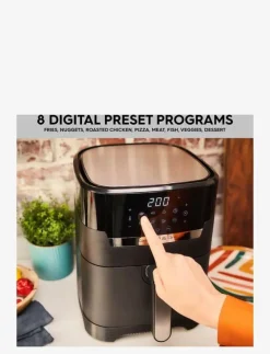 OBH Nordica Easy Fry & Grill Precision 2in1 Svart - Air fryer - Air fryers| Köksmaskiner
