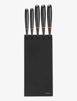 Fiskars Edge knivblock med 5 knivar - Knivblock| Köksknivar & Knivtillbehör