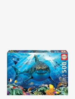 Barn Educa Pussel & Spel|500 Great White Shark - Klassiska pussel