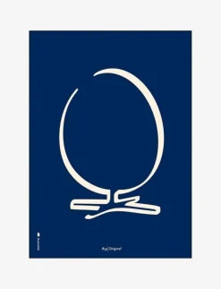 Brainchild Egg line black - Illustrationer| Posters & Ramar