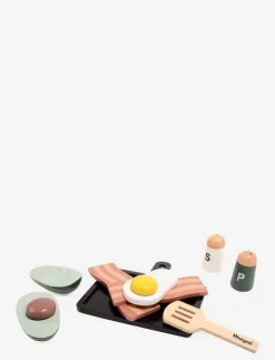 Barn Magni Toys Leksakskök & Tillbehör|Eggs and Bacon Tray - Leksaksmat & Leksakstårtor