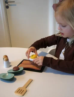 Barn Magni Toys Leksakskök & Tillbehör|Eggs and Bacon Tray - Leksaksmat & Leksakstårtor