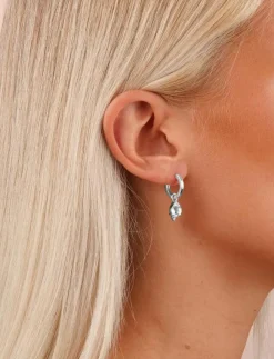 Kvinnor SNÖ of Sweden Smycken|Eira navette ring ear - Onesize - Hoops