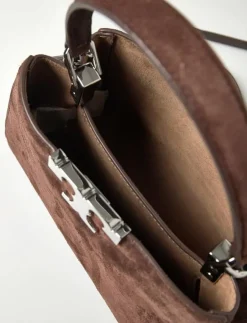 Tory Burch Eleanor Suede Mini Satchel - Handväskor|Kvinnor Handväskor