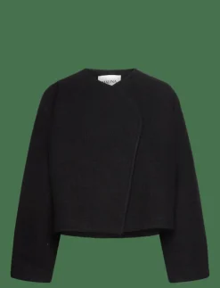 Kvinnor Malina Jackor & Kappor|Elia Cropped wool blend jacket - Ulljackor