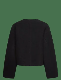 Kvinnor Malina Jackor & Kappor|Elia Cropped wool blend jacket - Ulljackor