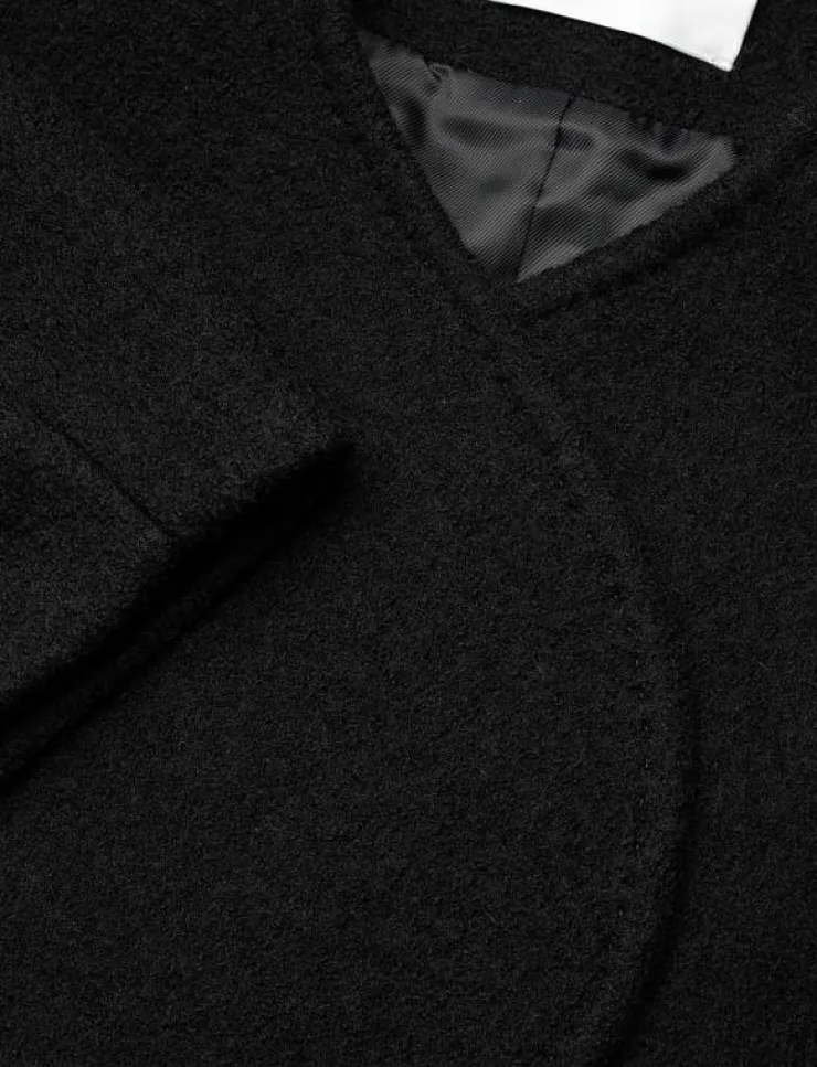 Kvinnor Malina Jackor & Kappor|Elia Cropped wool blend jacket - Ulljackor