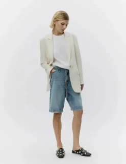 Day Birger et Mikkelsen Elijah Shorts Blue Soft Denim - Jeansshorts|Kvinnor Shorts
