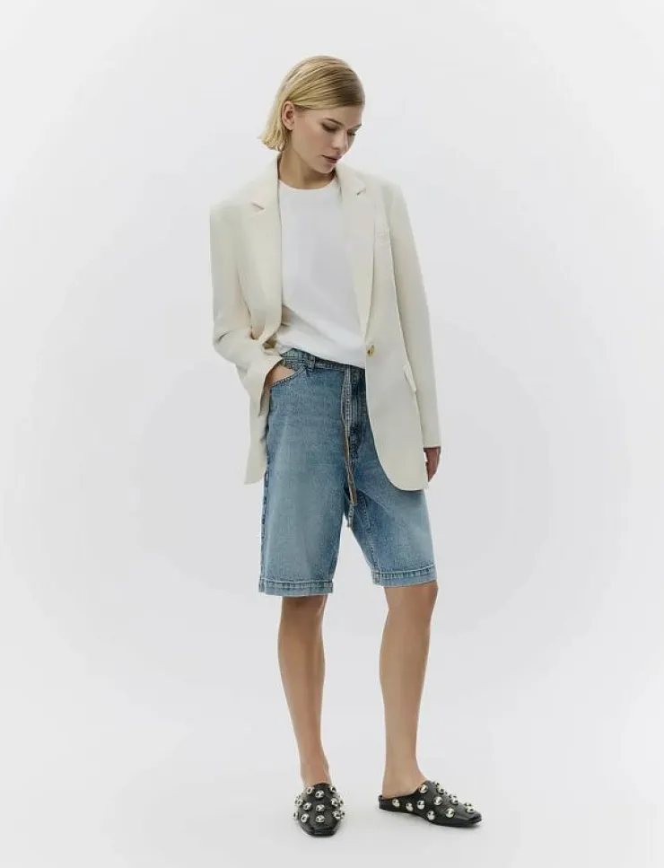 Day Birger et Mikkelsen Elijah Shorts Blue Soft Denim - Jeansshorts|Kvinnor Shorts