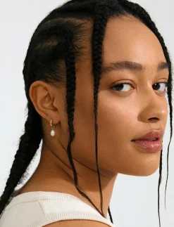 Kvinnor Pilgrim Smycken|ELLIANA earrings gold-plated - Hoops