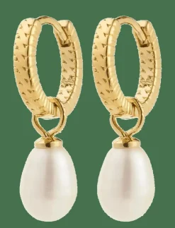 Kvinnor Pilgrim Smycken|ELLIANA earrings gold-plated - Hoops