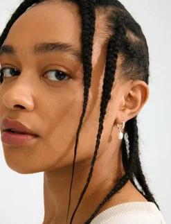Pilgrim ELLIANA earrings silver-plated - Hoops|Kvinnor Smycken