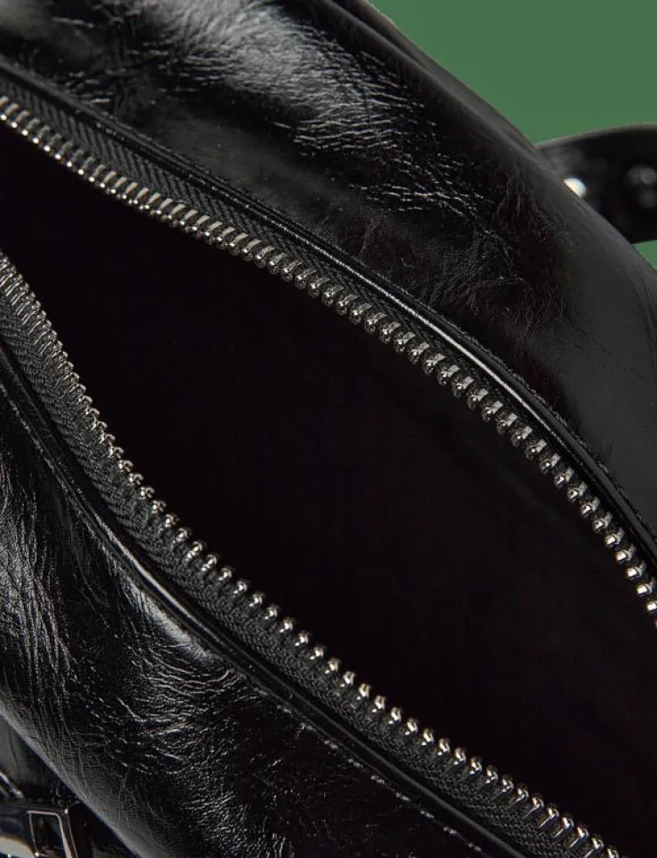 Nunoo Ellie Wrinkle Recycled PU - Axelremsväskor|Kvinnor Axelremsväskor