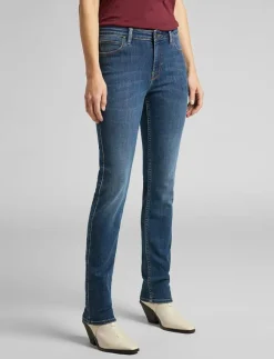 Kvinnor Lee Jeans Denimkläder|Elly - Slim jeans