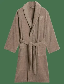 GANT Morgonrockar|Badrumstextilier|EMBROIDERY ROBE - Morgonrock