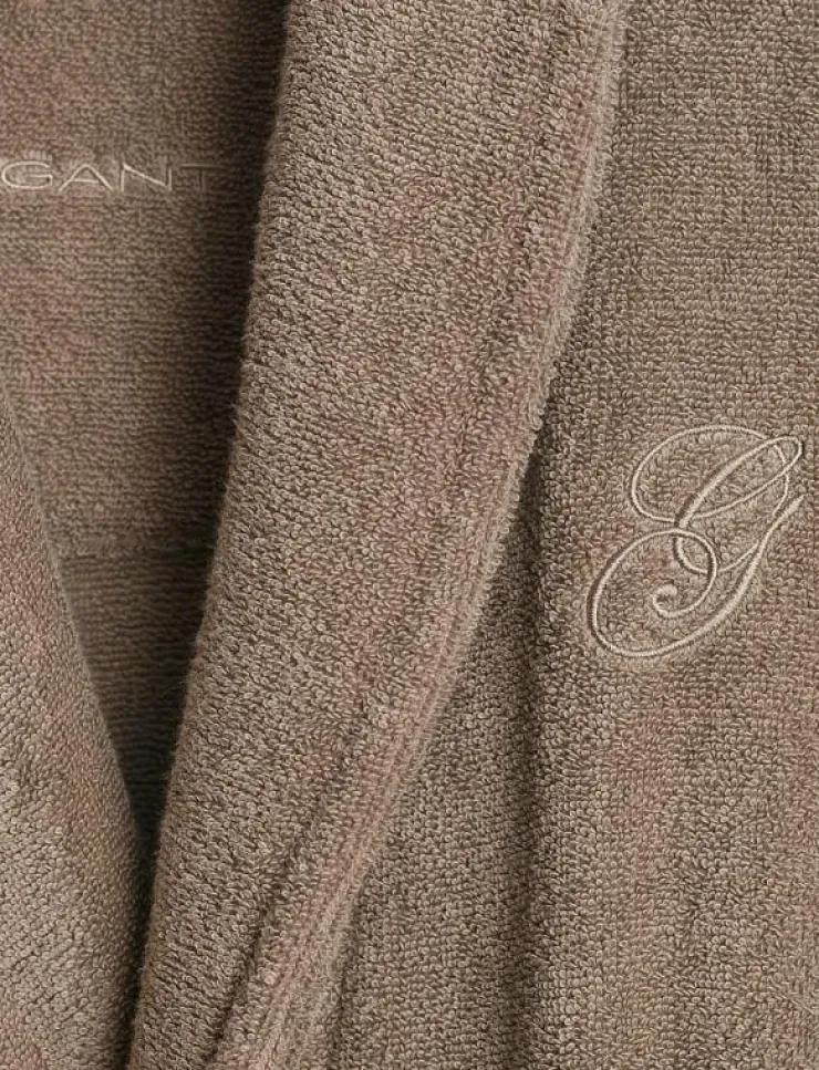 GANT Morgonrockar|Badrumstextilier|EMBROIDERY ROBE - Morgonrock