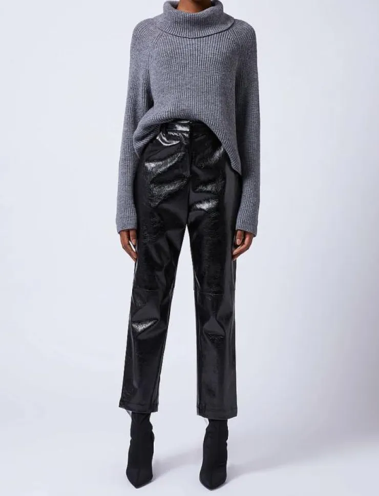 French Connection EMMETT PU TAPERED TROUSER - Skinnbyxor|Kvinnor Byxor