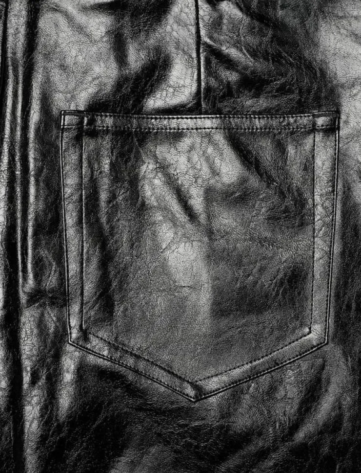 French Connection EMMETT PU TAPERED TROUSER - Skinnbyxor|Kvinnor Byxor