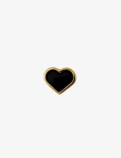 Barn Design Letters Smycken|ENAMEL HEART CHARM, GOLD - Hängen & Berlocker