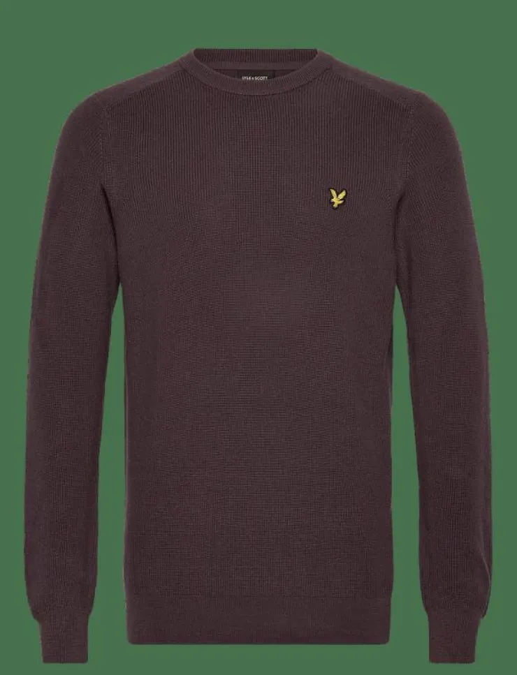 Lyle & Scott Engineered Rib Crew Neck - Rundhalsad| Stickat