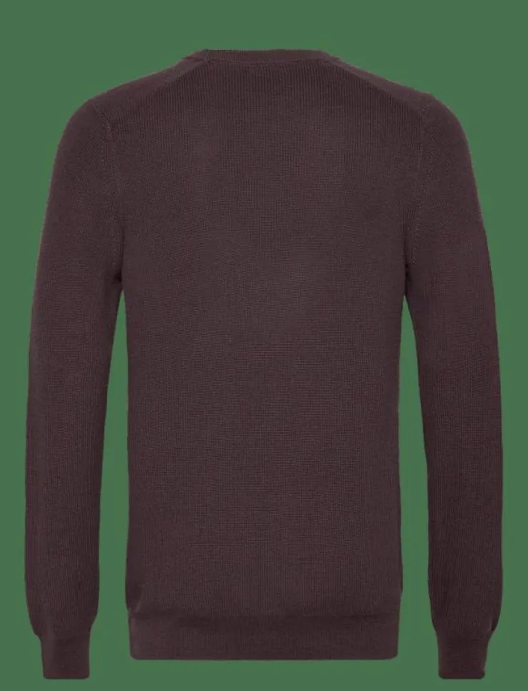 Lyle & Scott Engineered Rib Crew Neck - Rundhalsad| Stickat
