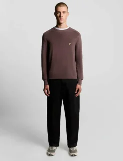 Lyle & Scott Engineered Rib Crew Neck - Rundhalsad| Stickat