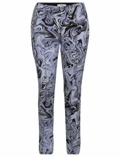 Kvinnor Envii Leggings & Tights|ENHORSE PANTS AOP 6869 - Slim fit-byxor