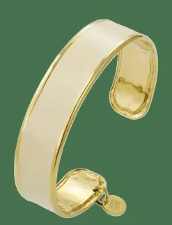Kvinnor Bud to rose Smycken|Envy Enamel Bangle Brown/Gold - Bangles