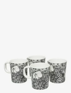 Barn Rätt Start Matdags|Matdags|E-paket, Mumin Graphic, Muggar, 4-pack - Koppar & muggar