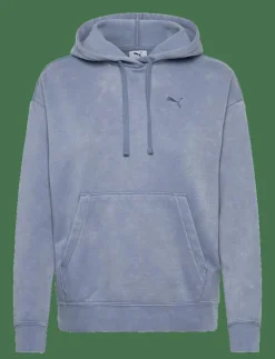 Kvinnor PUMA Sweatshirts|ESS ELEVATED Relaxed Wash Hoodie FL - Huvtröjor