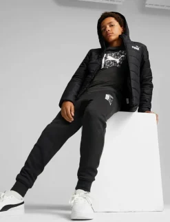 Barn PUMA Ytterkläder|ESS Hooded Padded Jacket - Dunjackor & fodrade jackor