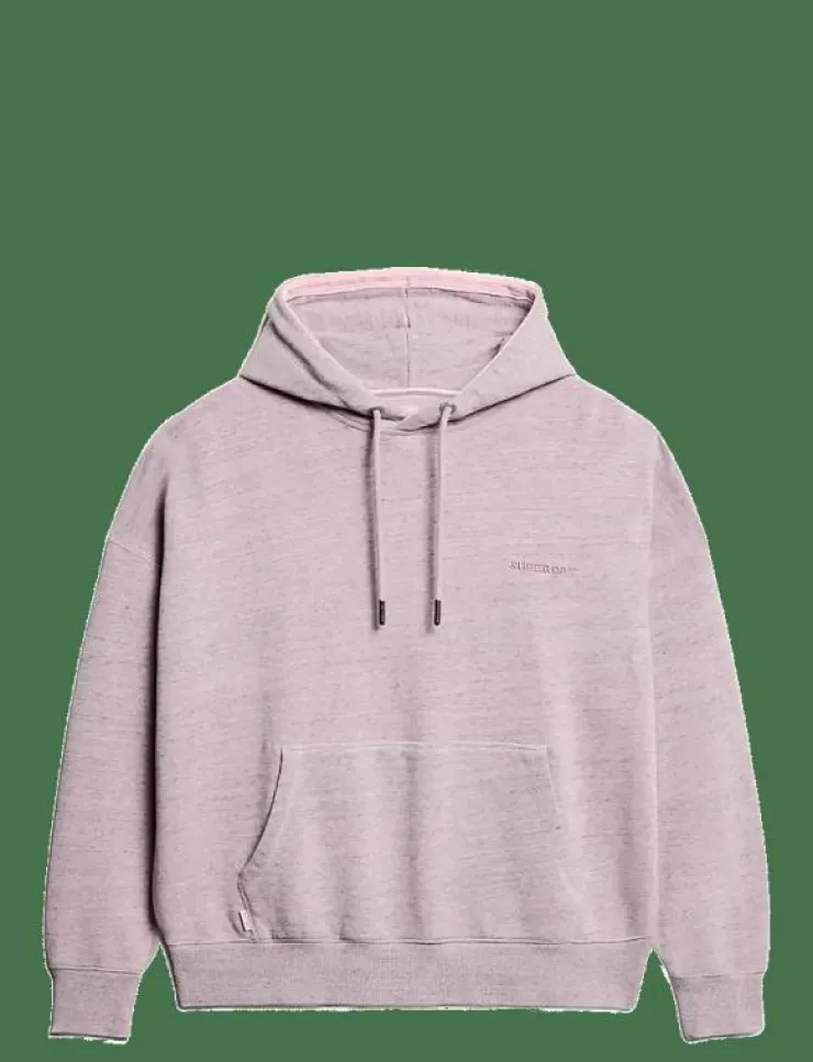 Superdry ESSENTIAL LOGO OVERDYED HOODIE - Huvtröjor|Kvinnor Sweatshirts
