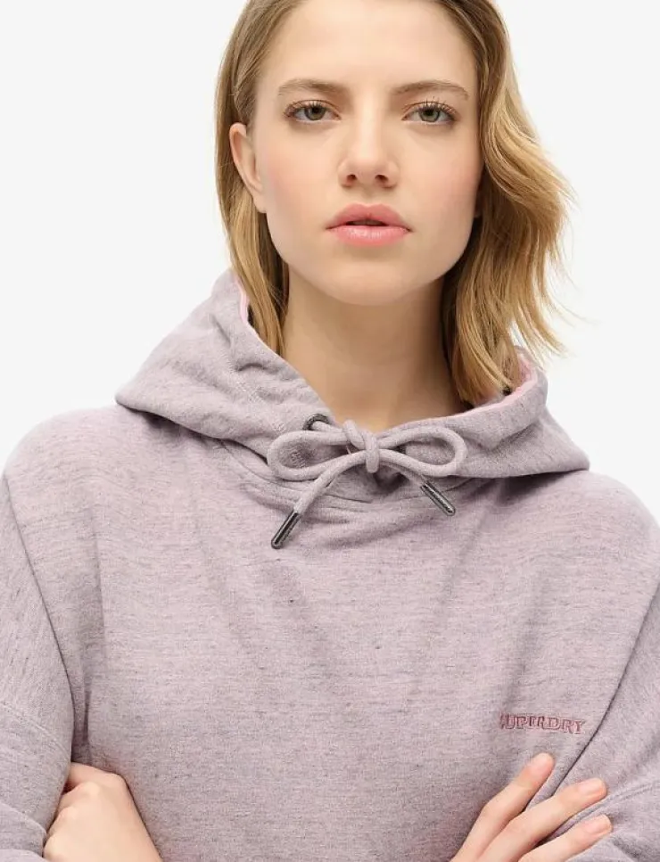 Superdry ESSENTIAL LOGO OVERDYED HOODIE - Huvtröjor|Kvinnor Sweatshirts