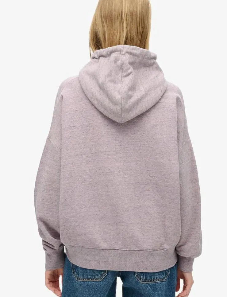 Superdry ESSENTIAL LOGO OVERDYED HOODIE - Huvtröjor|Kvinnor Sweatshirts