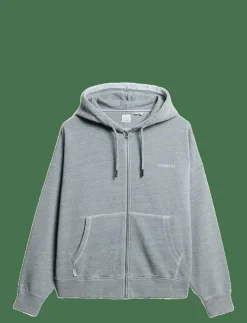 Kvinnor Superdry Sweatshirts|ESSENTIAL LOGO OVERDYED ZH - Huvtröjor