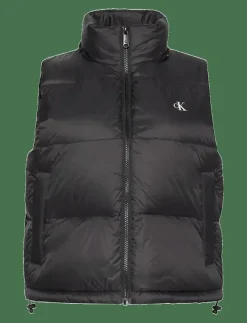 Calvin Klein Jeans ESSENTIAL MIDWEIGHT PUFFER VEST - Vadderade västar|Kvinnor Västar